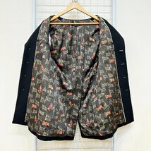 Paul Smith London ポールスミス ウール チェスター コート ロング ユニオンジャック 黒 ブラック メンズ Hs11-86_画像6