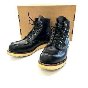 12年製 茶芯 犬タグ RED WING IRISH SETTER 9874 レッドウィング アイリッシュセッター 黒 ブラック ブーツ 8E Hs11-89