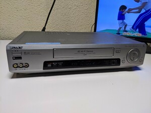 SONY　SLV-BX9 VHSビデオデッキ　再生OK　ジャンク　ソニー　ビデオデッキ