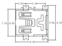 送料無料 ミニUSBコネクタ 基板取付用 メス 表面実装 MiniUSB ミニB 修理 交換 MiniB Mini-B SMD SMT 電子部品_画像7