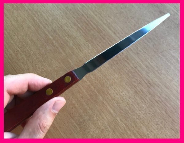 【送料無料:木柄:ペーパーナイフ】★使いやすい ペーパーナイフ★21.5cm:封筒の開封に、書類のカットに★