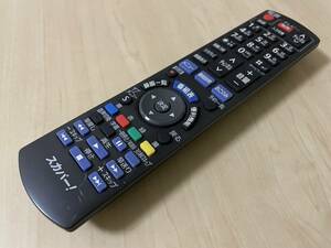 ⑨m700円〜！m 中古品 パナソニック スカパー！ HD テレビ用リモコン N2QAYB000894 全キー赤外線発光確認済品 