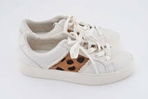 ★UGG アグ スニーカー DINALE CHEETAH PRINT 1131272 レディース レザー チーター ローカット 靴 WLBT/アイボリー(KT-01)_画像4