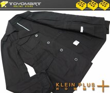 7054●KLEIN+ HOMME ミッシェルクラン●新品　05120　ミリタリー コットンブルゾン　ブラック/48　訳あり_画像1