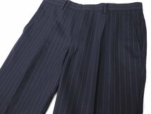 5083●Savile Row サビルロウ●1022　新品 【BRITANNIA】 ストライプ　ストレッチ スタンダードスーツ　ネイビー/AB6_画像9