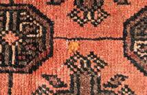 ￥82,000→￥43,000 スペシャル価格 275×200cm 手織り 絨毯 カーペット ヴィンテージ ラグ ペルシャ絨毯_画像10