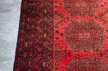 ￥78,000→￥45,000 スペシャル価格 266×167cm 手織り 絨毯 カーペット ヴィンテージ ラグ ペルシャ絨毯_画像6