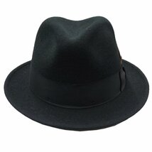 STETSON　秋冬中折帽子　毛100％　撥水加工