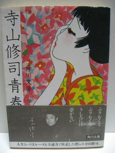 寺山修司 青春歌集 角川文庫 新古品 経年劣化 空には本 血と麦 テーブルの上の荒野 田園に死す 初期歌篇 寺山作品初の文庫化 記念碑的歌集