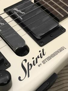 1円〜 美品 Spirit by STEINBERGER スタインバーガー スピリット ソフトケース付 ヘッドレスギター 現状品 未チェック※説明文内画像有り。