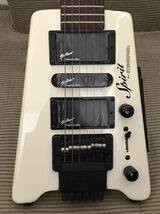 1円〜 美品 Spirit by STEINBERGER スタインバーガー スピリット ソフトケース付 ヘッドレスギター 現状品 未チェック※説明文内画像有り。_画像6