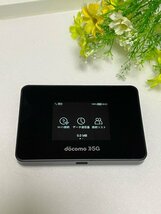 ドコモ docomo SH-52B Wi-Fi STATION ブラック　バッテリー良好80％以上 電池良好　Y14_画像1