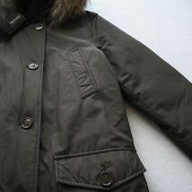 美品 WOOLRICH ウールリッチ ARCTICPARKA アークティックパーカ 6040 ダウンコート リアルファー フード モッズコート ロングコート カーキ_画像6