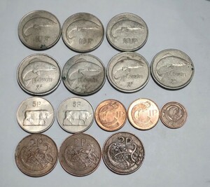 アイルランド硬貨　古銭 コイン　15枚