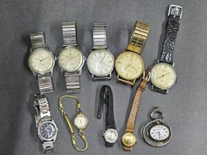 11-130-60　ブランド腕時計まとめて★ジャンク★オメガ/ワイラー/Girard Perregaux/CYMA/モリス/　K14GF　14KT　12K 1/20GFなど　レトロ