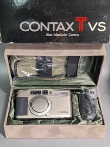 11-213-60★CONTAX TVS★コンタックス フィルムカメラ Carl Zeiss カールツァイスVario Sonnar 3.5-6.5/28-56 mm　元箱