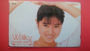 西村知美　東芝　Walky　110-50505　未使用テレカ