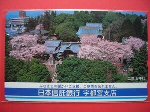 日本信託銀行　宇都宮支店　二荒山神社　110-201594　未使用テレカ