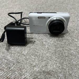 【ND261a】OLYMPUS デジタルカメラ STYLE VH-520 充電器付き 通電確認済み 動作未確認 バッテリー付き メモリーカード付き 保管品