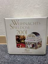 【EKA-5388OH】１円スタート WEIHNACHTS SPIELDOSE 2001 HUTSCHENREUTHER オルゴール 稼働 小物入れ クリスマス 置物 インテリア お洒落_画像9