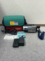 【RSA-1388】【1円～】SONY Digital Handycam DCR-TRV735NTSC Digital8 動作通電未確認 ビデオカメラ カメラ 80 中古 保管品 現状品_画像1