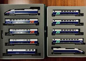 R7448A-PB【コレクション品】 未使用　鉄道模型 Nゲージ KATO 10-1529 TGV レゾ・デュープレックス 10両セット A・B TGV Reseau Duplex 