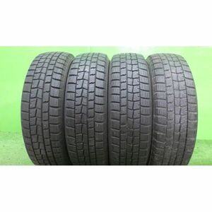 ダンロップ WINTER MAXX WM01 165/65R14 4本SET■2019年製9分山スタッドレス■中古 特筆すべき損傷はなし■帯広市手渡し可■ソリオ等に