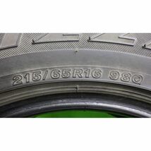 ブリヂストン BLIZZAK DM-V1 215/65R16 4本SET■2018年製8分山スタッドレス■中古 溝に若干のシワあり■帯広市手渡し可■ヴェルファイア等_画像10