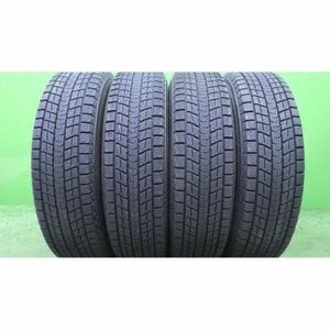 ダンロップ WINTER MAXX SJ8 175/80R15 4本SET■2017年製8分山スタッドレス■中古 若干のシワ,段減りあり■帯広市手渡し可■パジェロミニ等