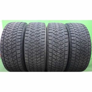 ブリヂストン BLIZZAK DM-V2 265/70R15 4本SET■2017年製9分山スタッドレス■中古 溝に若干のシワあり■帯広市手渡し可■ランクル等に