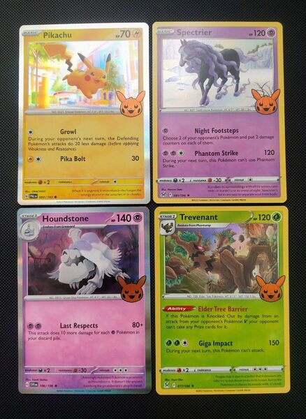 海外限定 ポケモンカード ハロウィン trick or trade 2023 ホロ4枚セット①