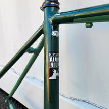 RIPSTOP リップストップ ロードバイク アルミ フレームセット ホローテックII BB装着済み スポーツ 自転車 パーツ グリーン #ST-02037_画像4