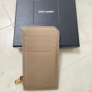 サンローラン　SAINT LAURENT　レザー　定期入れ　名刺入れ　カードケース　小銭入れ　コインケース