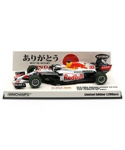 【完売品ラスト】ミニチャンプス 1/43 レッドブル レーシング ホンダ RB16B マックス・フェルスタッペン 2021年 トルコGP ありがとう HONDA