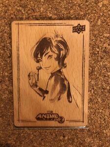 2023 UPPER DECK MARVEL ANIME VOL 2 WASP WH-31 WOODBLOCK ECHO WOOD INSERT SP