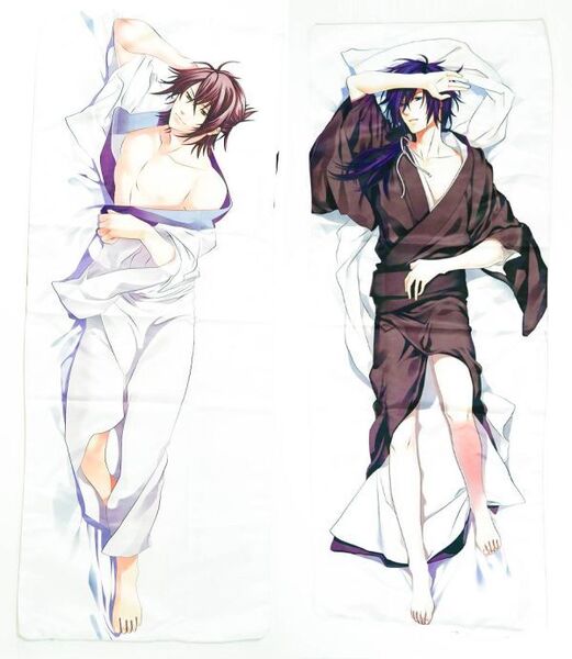 抱き枕カバー 薄桜鬼 壁掛け 斎藤一 沖田総司 寝 100*40 国内 タペストリー ポスター ピローケース