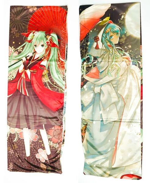 抱き枕カバー ケース 初音ミク 巫女 100*35 雪初音 巡音ルカ 鏡音 KAITO GUMI 国内 タペストリー ポスター