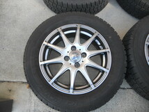 NCP130系後期のヴィッツGRで使用　185/65R15 グッドイヤー アイスナビ7 weds ウェッズ 15インチ 5.5J　OFF4　PCD100/4H_画像2