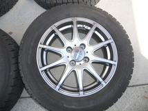 NCP130系後期のヴィッツGRで使用　185/65R15 グッドイヤー アイスナビ7 weds ウェッズ 15インチ 5.5J　OFF4　PCD100/4H_画像3