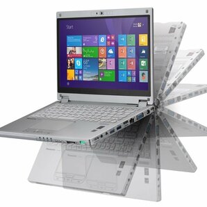 中古良品 2-in-1ノートPC Panasonic -CF-AX3 11.6型タッチパネルフルHD・Corei5-4300U・4GB・SSD128GB・カメラ・Bluetooth・WIFI 11148の画像1