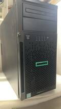 ジャンク現状BIOS起動済　HP ProLiant ML30 Gen9 Xeon E3-1220 V6 3.00GHz/OS無し/Setup起動確認/BIOSできます/通電できます　_画像1