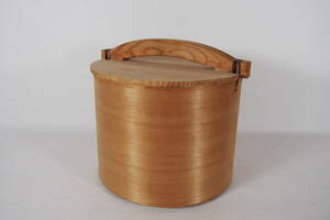 木地　湯桶　　木箱付　　懐石　茶道具　23　1119－20