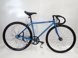 良品 FUJI FEATHER 43cm 2023 フジ フェザー クロモリ ピストバイク シングルスピードバイク 配送/来店引取可 ∬ 6C320-2