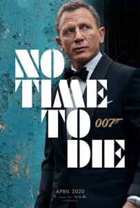 輸入　小ポスター　米国版　007　ノータイムトゥダイ　No Time to Die　ダニエルクレイグ　6515 約43x28cm.