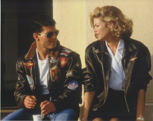 トップガン　トムクルーズ　ケリーマクギリス　Top Gun　Tom Cruise　Kelly McGillis　輸入　写真　4896