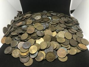 【旧硬貨】 1円硬貨 黄銅貨 一円 約3.5kg 古銭 硬貨 日本 大量