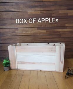 木箱　2箱セット　リンゴ箱　りんご箱