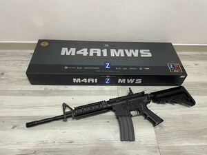 【作動確認】東京マルイ M4A1 MWS ガスブローバックマシンガン スリングスイベルつき M4 ガスブロ エアガン ガスガン サバゲー 装備