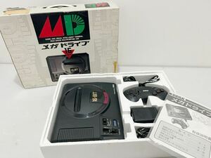 D(1124k2) SEGA セガ MEGA DRIVE メガドライブ 16BIT 本体 コントローラー HAA-2510 昭和レトロ ゲーム機