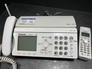 D(1120k11) Panasonic パナソニック パーソナルファックス KX-PW606DL 親機 子機 まとめ売り 電話機 ファックス ※通電のみ確認